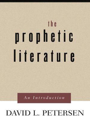 cover image of The Prophetic Literature